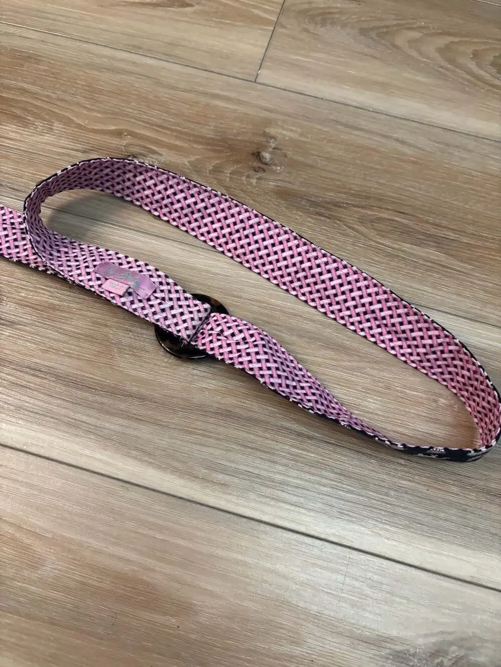 Vera Bradley Pink Elephant Capri Reversible Cotton Sash Belt